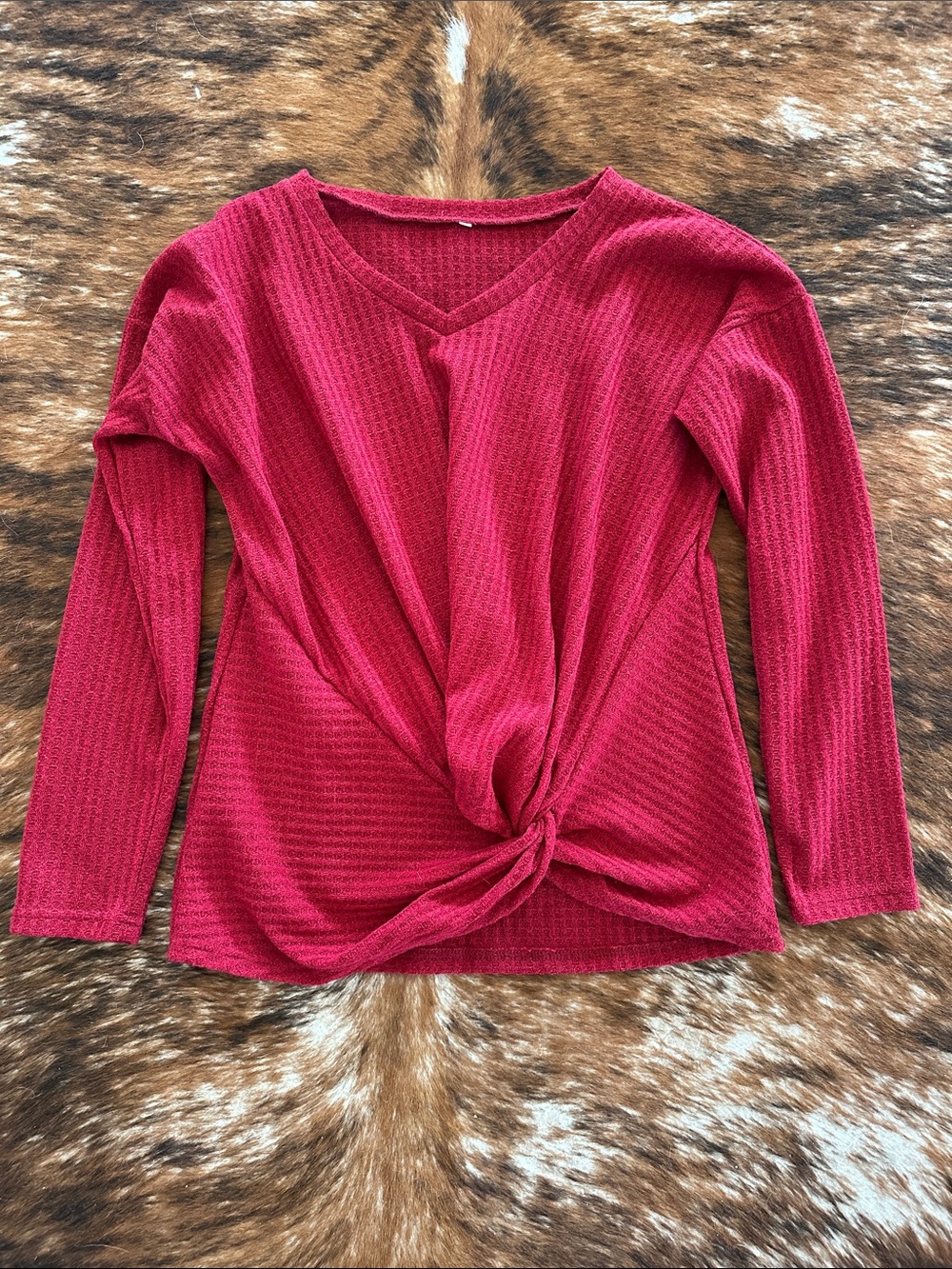 Red sweater medium